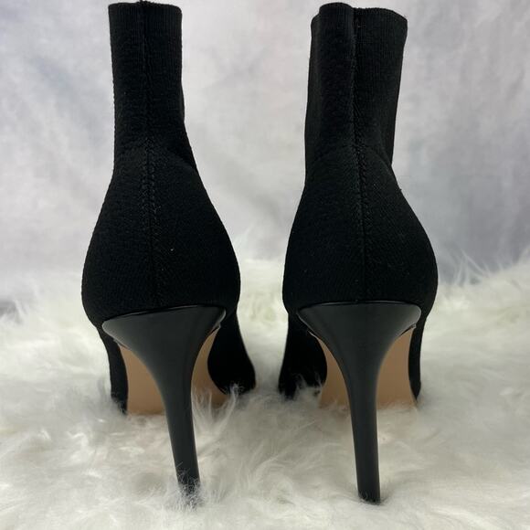 BCBGENERATION Hilston Black Knit Sock Ankle Pointy Toe Bootie Women's Size 8 - Picture 5 of 13